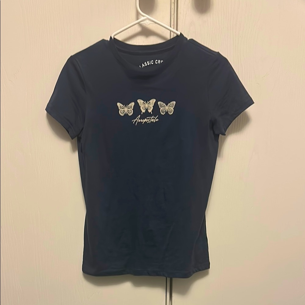 Aeropostale Classic Navy Crew Tee💙